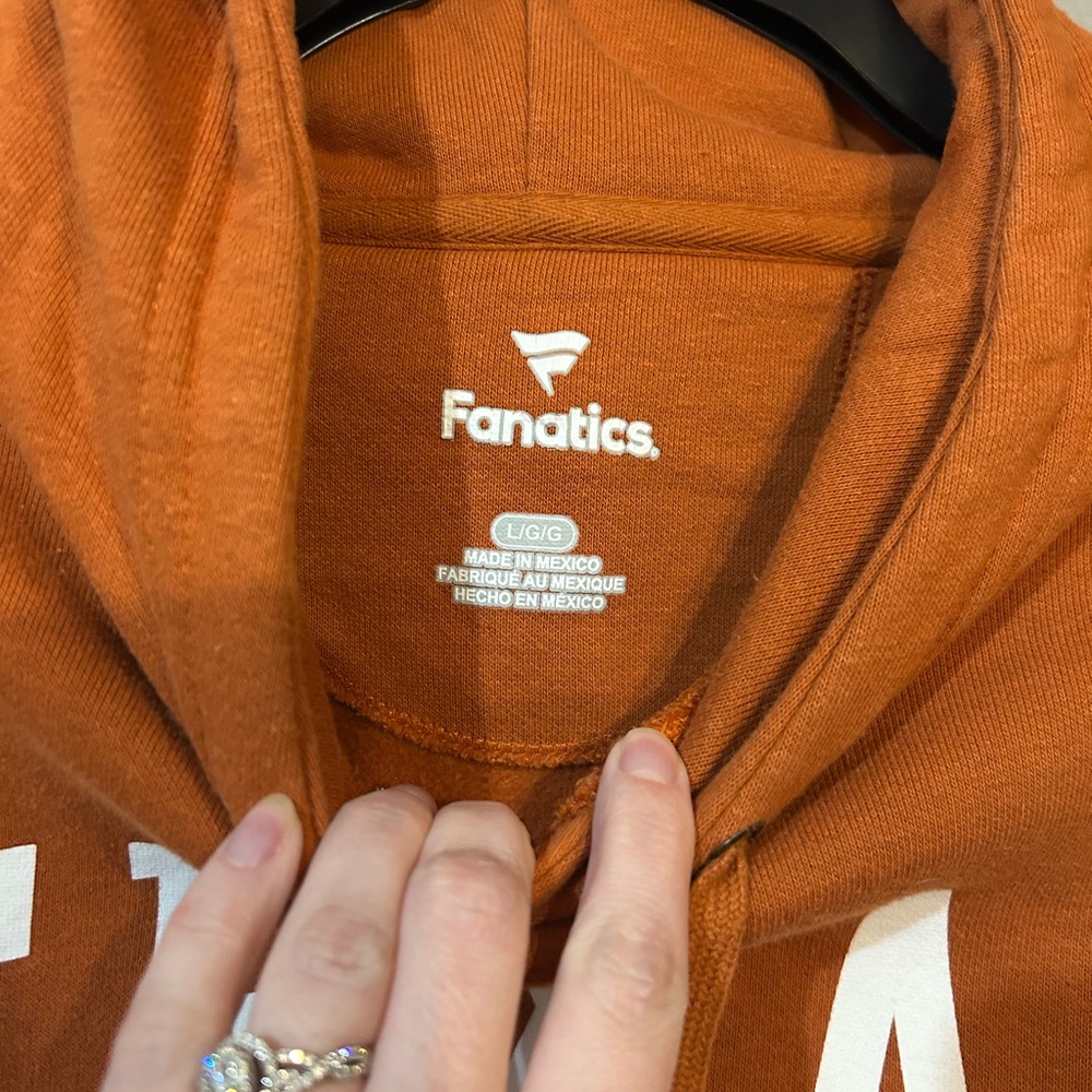 Fanatics Burnt Orange Hoodie - Picture 3 of 4
